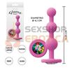 Dilatador anal con joya arcoiris